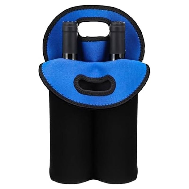Reusable Bottle - กระเป๋าใส่ไวน์ AAAN สำหรับขวดไวน์ ใช้ซ้ำได้ ป้องกันการกระแทกระหว่างการเดินทาง พร้อมหูหิ้ว