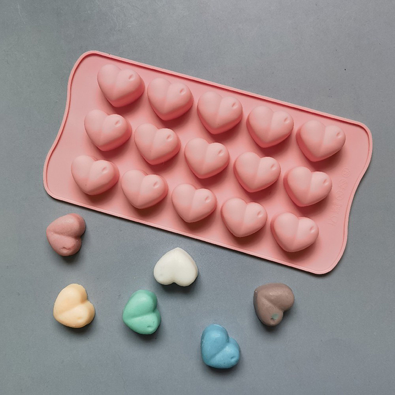 แม่พิมพ์ซิลิโคนรูปหัวใจ 15 หลุ - Eco Soap บทวิจารณ์และราคา