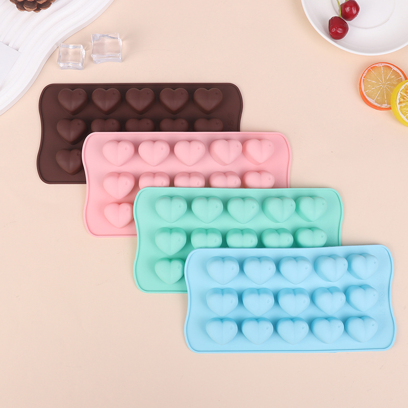 แม่พิมพ์ซิลิโคนรูปหัวใจ 15 หลุ - Eco Soap บทวิจารณ์และราคา