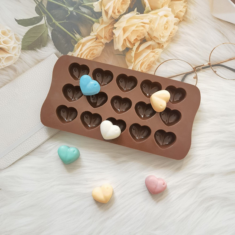 แม่พิมพ์ซิลิโคนรูปหัวใจ 15 หลุ - Eco Soap บทวิจารณ์และราคา