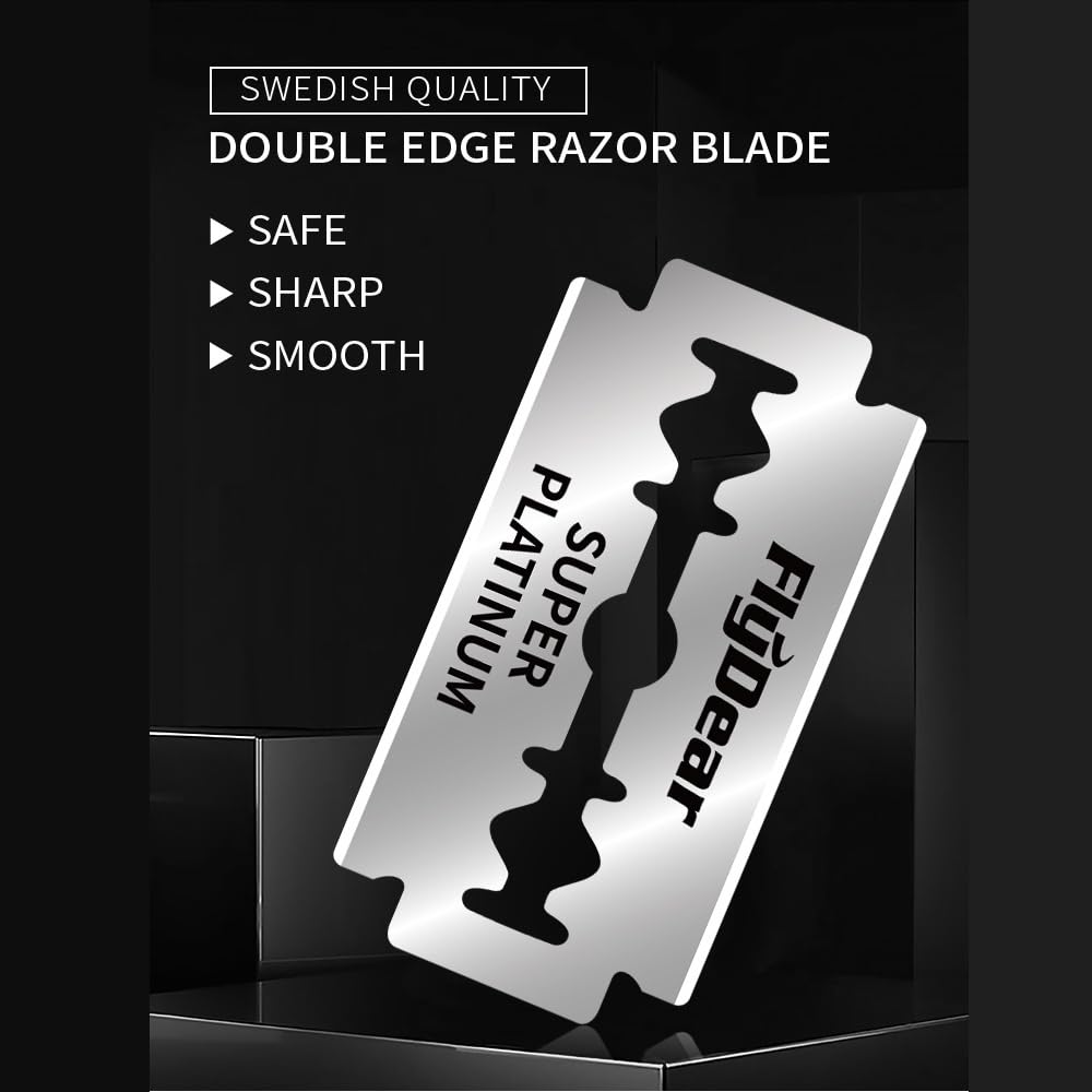 ใบมีดโกนสแตนเลสแบบดั้งเดิม ใบม - Safety Razor Handle บทวิจารณ์และราคา
