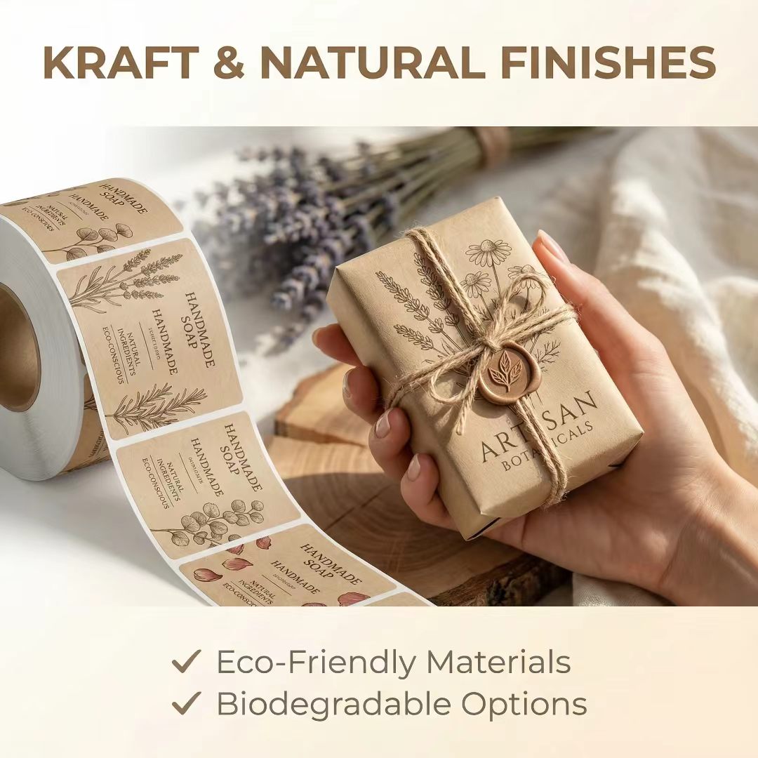 ฉลากสบู่กระดาษคราฟท์แบบกำหนดเอ - Eco Soap บทวิจารณ์และราคา