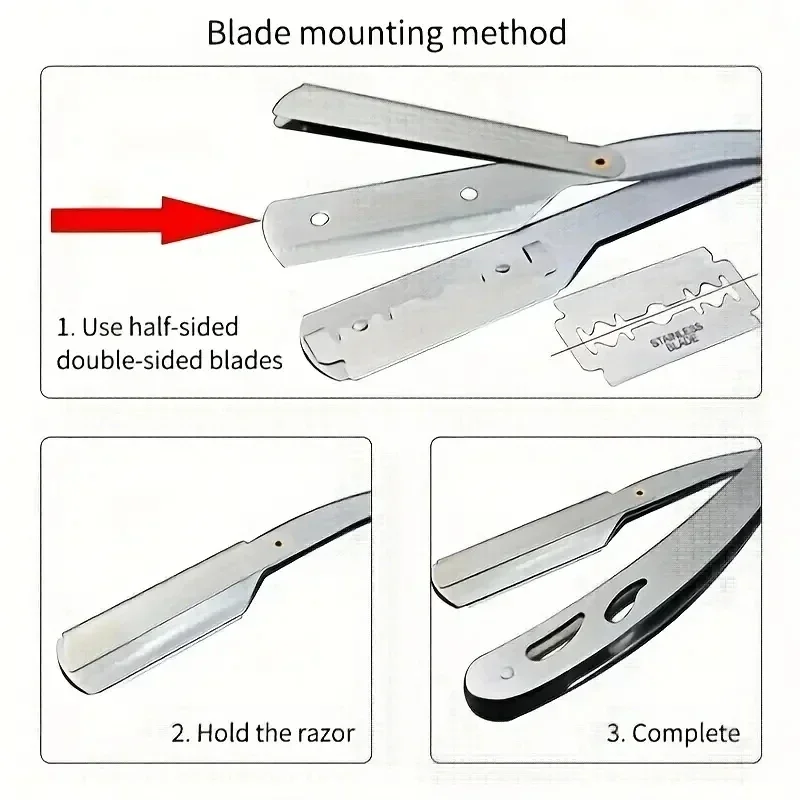มีดโกนขนสำหรับผู้ชาย ใบมีดโกนแ - Safety Razor Handle บทวิจารณ์และราคา