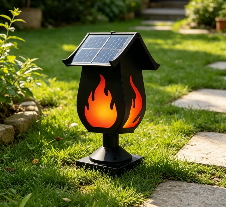 ไฟส่องเสาพลังงานแสงอาทิตย์ ไฟจ - Solar Garden Light บทวิจารณ์และราคา