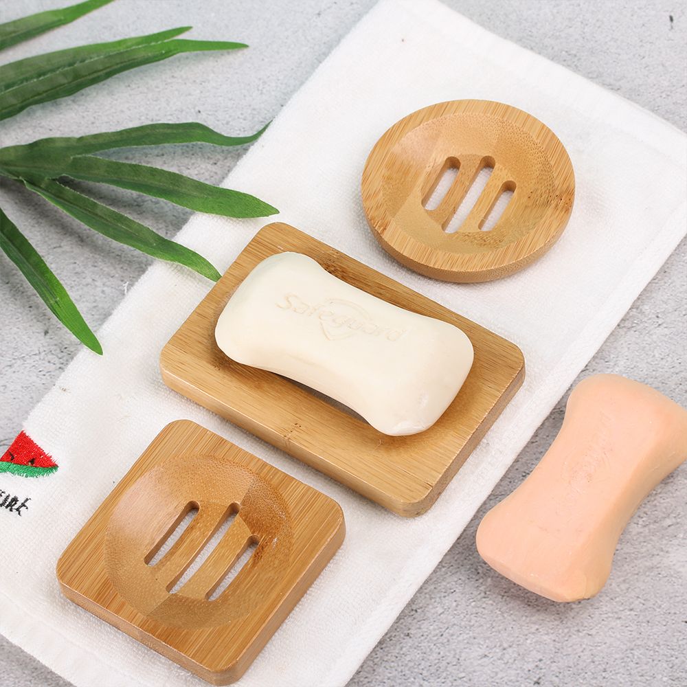แบบพกพาไม้ถาดสบู่Drainerจานสบู - Bamboo Cutlery บทวิจารณ์และราคา